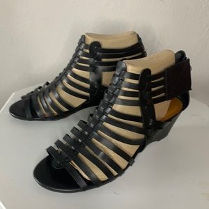 Black Gladiator Sandals